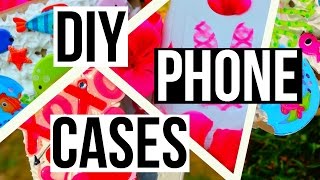 DIY Phone Cases! Decoden + Washi Tape Stickers