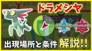 ポケモン解説 入手困難 ドラメシヤ出現場所と出現条件を解説 ソード シールド Youtube