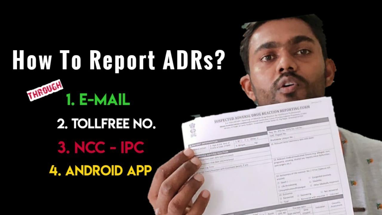 How to Report ADRs #ADRreporting #Drugsafety #Pharmacovigilance - YouTube