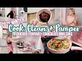 *NEW* COZY WINTER COOK WITH ME, CLEAN WITH ME 2020, + PAMPER ROUTINE // TIFFANI BEASTON HOMEMAKING