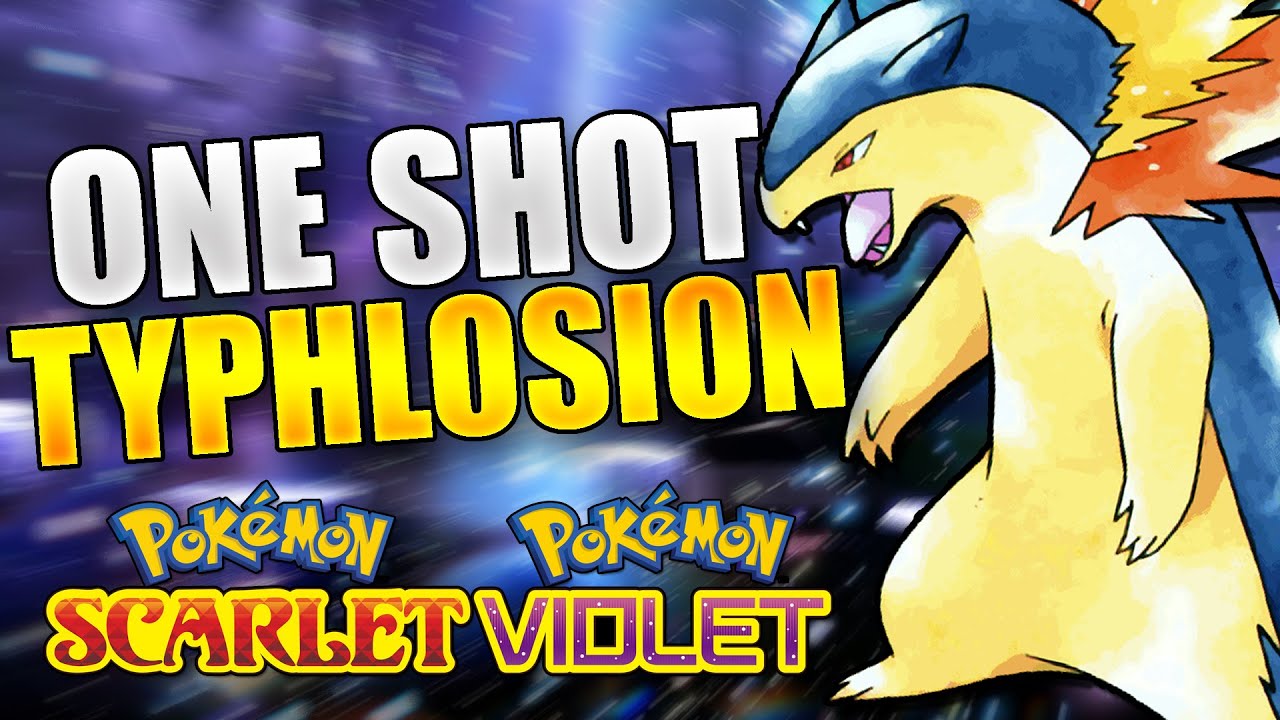 How to One Shot Typhlosion Tera Raid Pokémon Scarlet Violet