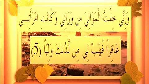 القران الكريم سورة مريم الاية 5 عبد الباسط عبد الصمد.wmv