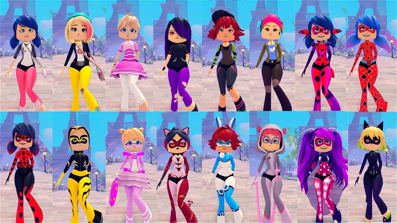 I Turns Miraculous Characters into Models in Roblox!