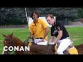 Conan Learns To Play Polo  - CONAN on TBS