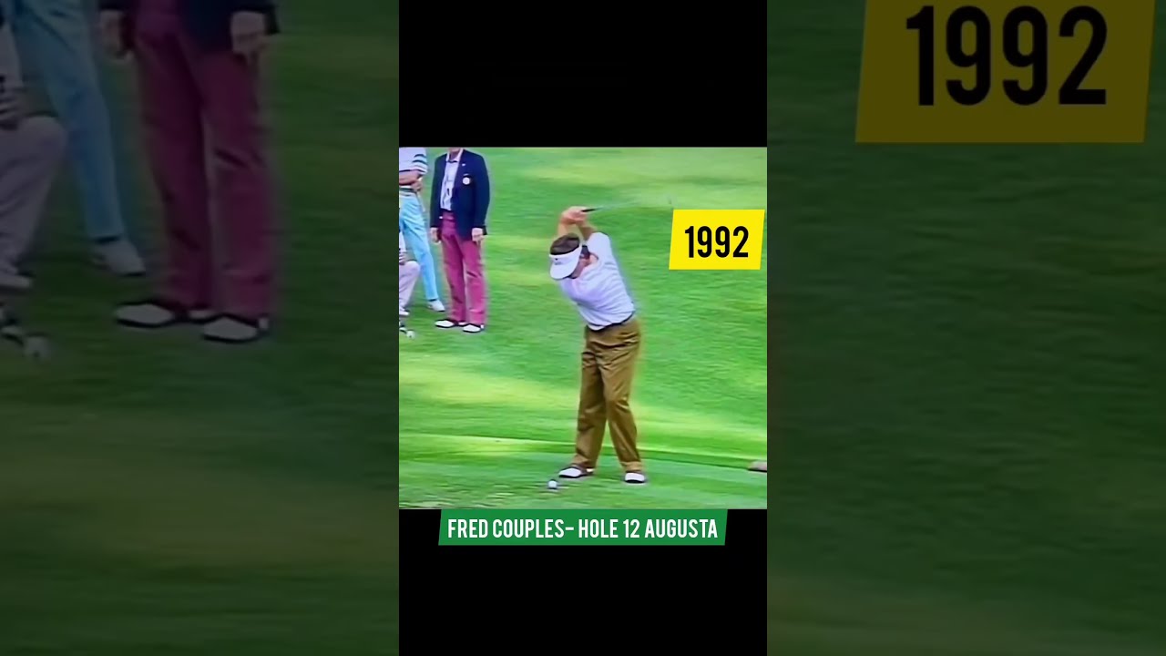 Fred Couples At The Masters Golf Swing Pure Class 1992 2022 Fredcouples Golfswing