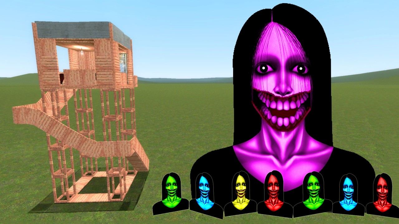 Kuchisake Onna Vs Towers In Garry's Mod