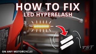 How to install Load Balancing Resistors to Fix LED Turn Signal 'Hyperflash' on any Motorcycle!