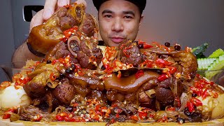 SPICY PORK KNUCKLE HUMBA BISAYA | MUKBANG ASMR | ALFIE EATS