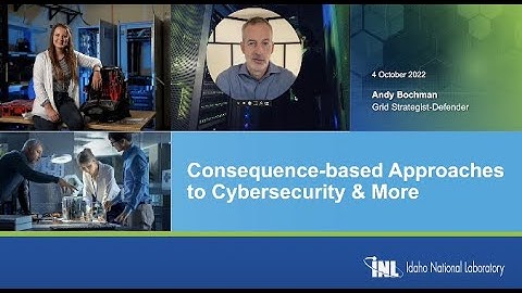 USDA Address on Consequence-driven Cyber-informed Engineering (CCE) and More -- Bochman