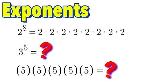 Introduction to Exponents (Part 1)