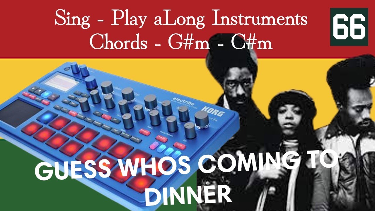 GUESS WHOS COMING TO DINNER - Backing Track Play Along (Chords - G