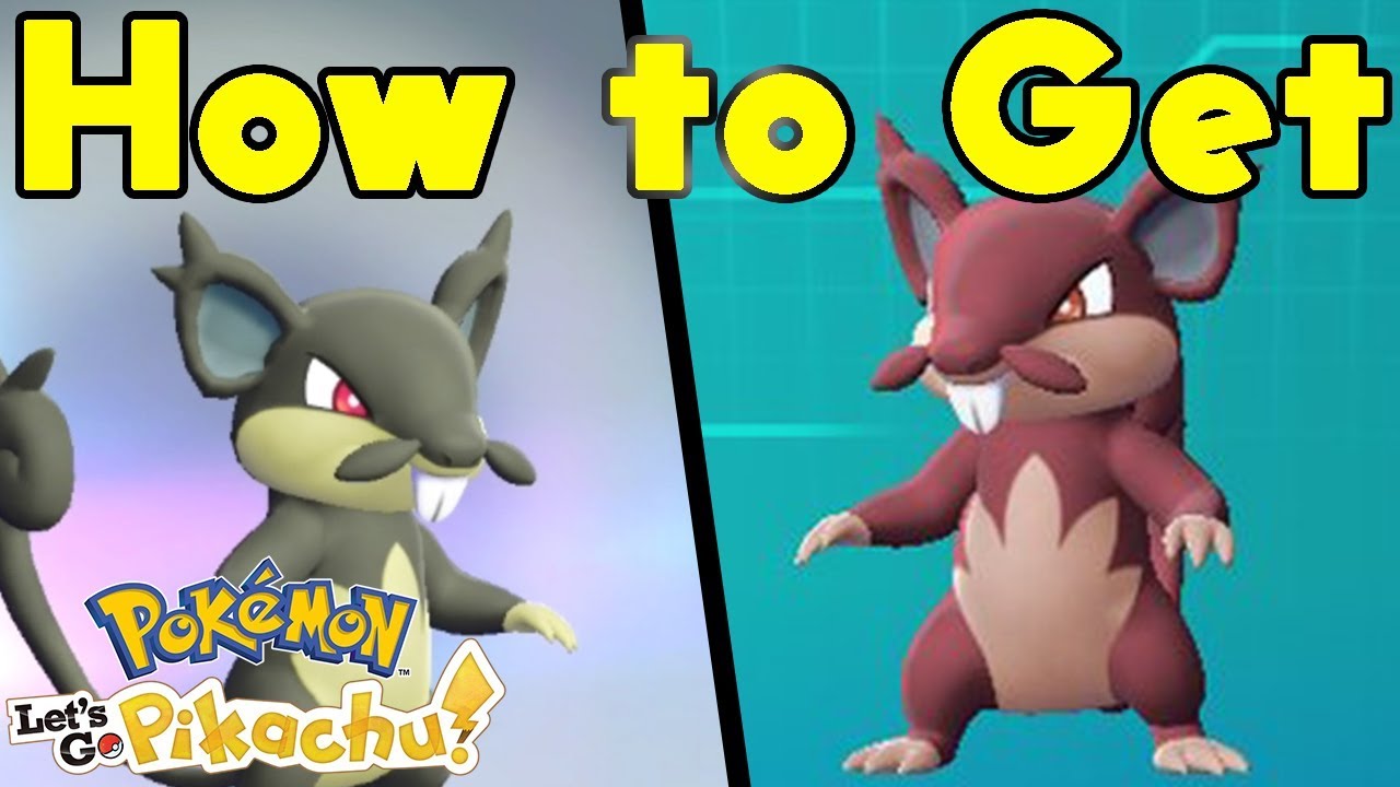 How To Get Shiny Alola Forms In Pokémon Let's Go Pikachu / Eevee! (Shiny Alolan  Pokémon) 