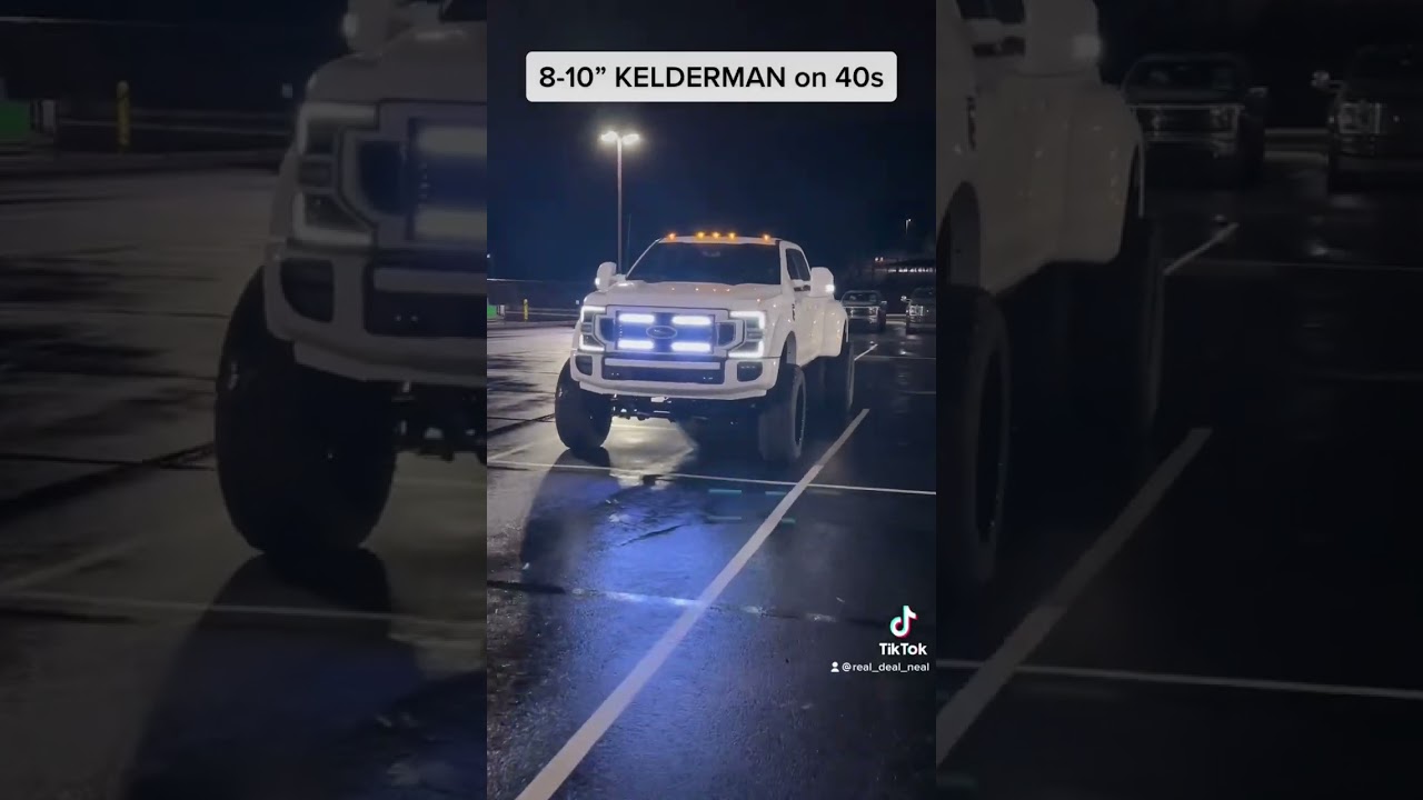 Ford F-450 All the Way UP on 40s! 8-10” Kelderman Lifted Reserve Edition