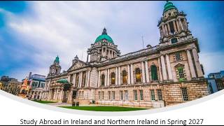 SP27 Ireland and Northern Ireland Study Abroad Info Session led by Dr. Wheeler Guía