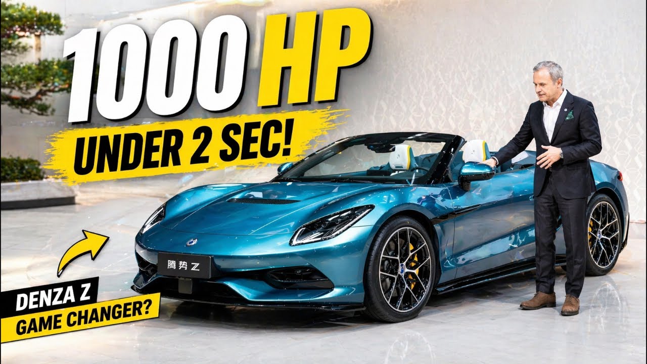 This 1000 HP Electric Convertible From Denza Could Shock Porsche