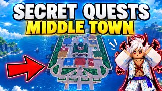 How To Do All Secret Quests of Middletown In First Sea Blox Fruits Update 30