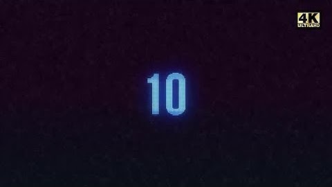 Glitchy Countdown Stock Motion Graphics