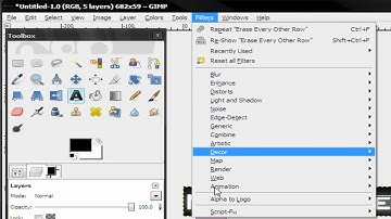 How to make Call of Duty Style text in Gimp 2.6