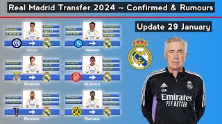 Real Madrid Transfer 2024 ~ Confirmed & Rumours With Bastoni ~ Update 29 January 2024