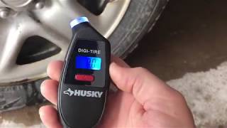 Husky digital tire pressure gauge review