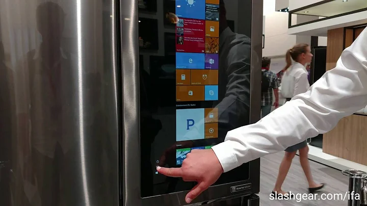 LG INSTAVIEW FRIDGE demo at IFA 2016