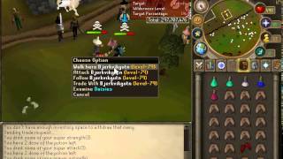 (soulsplit) Pking on my pure, Scary moment at end.