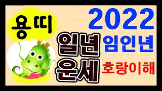 [띠별 일년 운세] 2022 임인년 용띠 운세입니다~ 상담전화:010-9563-2238/사주/운세/역학/철학…