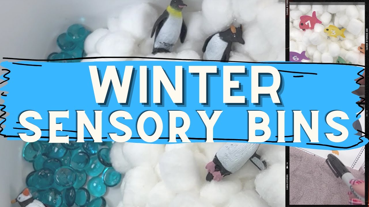 Winter Sensory Bins for Toddlers and Preschoolers