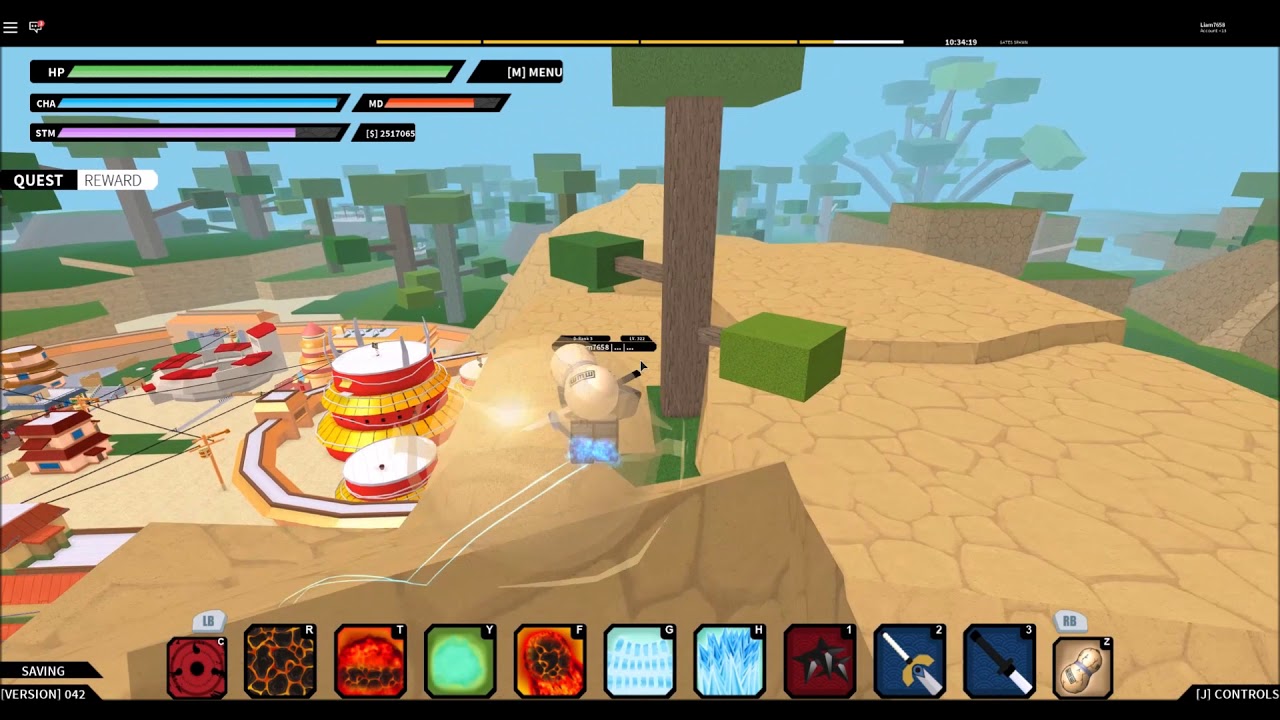 roblox naruto rpg beyond sand combat