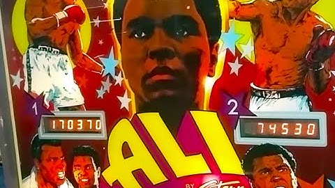 1980 Stern ALI Pinball Machine In Action