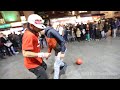 Insane street football skills  panna london pt2 san garnier