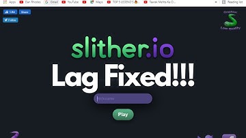 Slither.io Lag Problem Fixed!!!