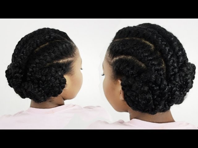 Goddess Braids With Weave Step By Step Tutorial Part 2 Youtube