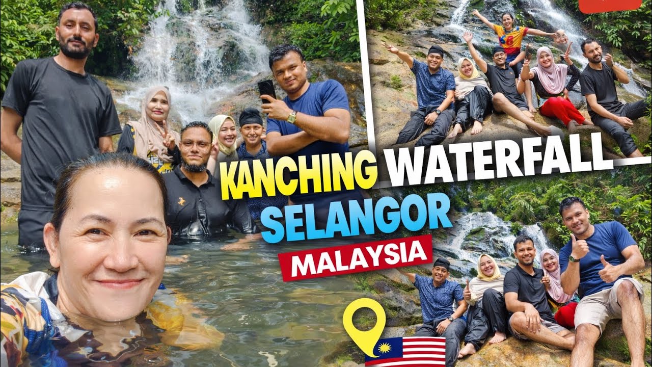 Kanching Waterfall Rawang Selangor•near Kuala Lumpur•Recommended spot for tourists in Malaysia🇲🇾