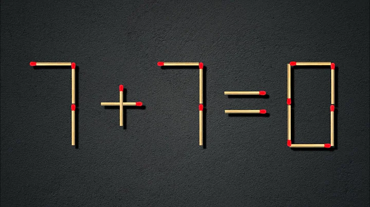 Move only 1 stick to make equation correct, Puzzle Solve