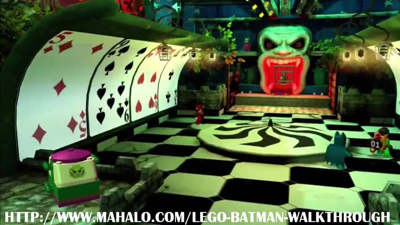 LEGO Batman Walkthrough - Boss Battle: Harley Quinn - YouTube