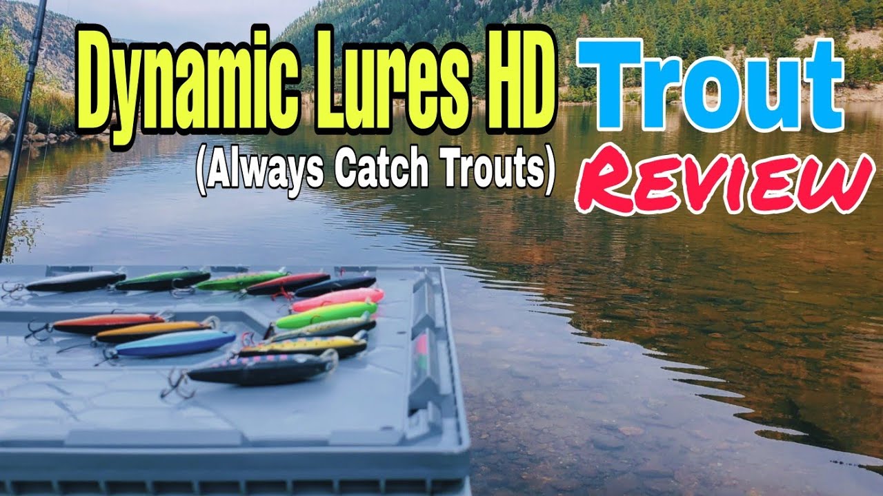This is How I use Dynamic Lures HD Trout Jerk-baits for Trout Fishing !  (Made in Colorado) #송어낚시 