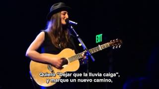 sara bareilles let the rain subtitulada