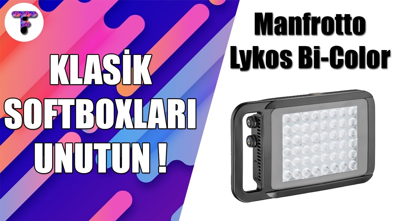[PORTATİF ŞARJLI SOFTBOX] - Manfrotto Lykos Bi-Color Led Işık