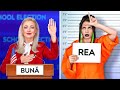 ELEVA BUNĂ vs. ELEVA REA || Situații amuzante de la școală, marca 123 GO!