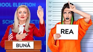 ⁣ELEVA BUNĂ vs. ELEVA REA || Situații amuzante de la școală, marca 123 GO!