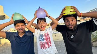 Water Balloon Challenge 🤣 | Who will Survive | Holi Vlog | Yaatri