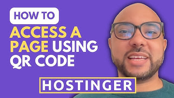 How to Access a Page using QR code in Hostinger Website Builer