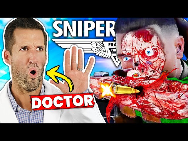 ER Doctor REACTS to Brutal Sniper Elite 5 X-Rays class=