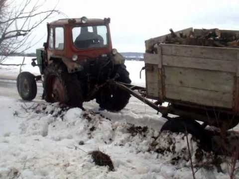 Агро Завалля ЮМЗ АЛАМ з прицепом дров