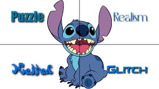 Drawing Stitch in Four Different Styles!!