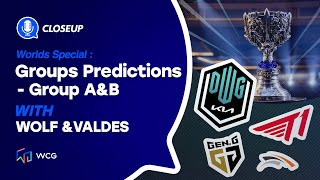 WCG Close-up Worlds Special pt.2: Groups Predictions - Group A &amp; B with Wolf &amp; Valdes #esports