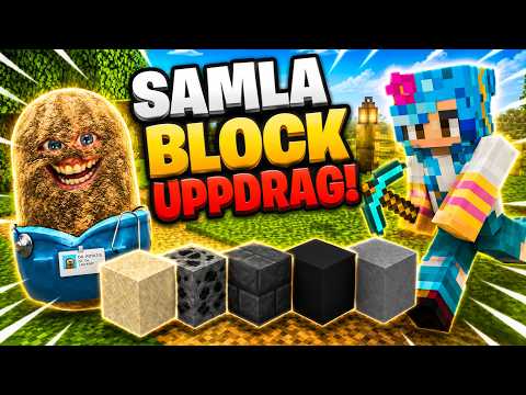 SAMLA BLOCK UPPDRAG MED MAMMAPSELAR I MINECRAFT - MASKROS SMP #28