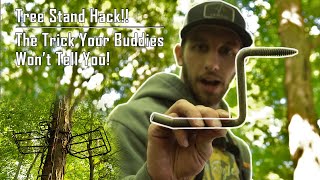Tree Stand HACK! | Hanging PERMANENT Sets For Deer Hunting