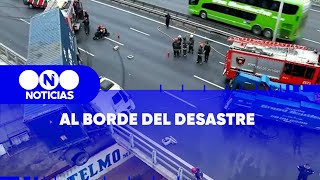 LE SACARON la LICENCIA al CAMIONERO BORRACHO que CHOCÓ en la autopista 25 de Mayo - Telefe Noticias